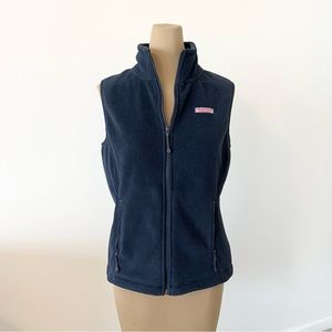 {Vineyard Vines} Navy Fleece Vest